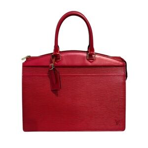 Louis Vuitton Riviera Epi Leather Red Tote Bag